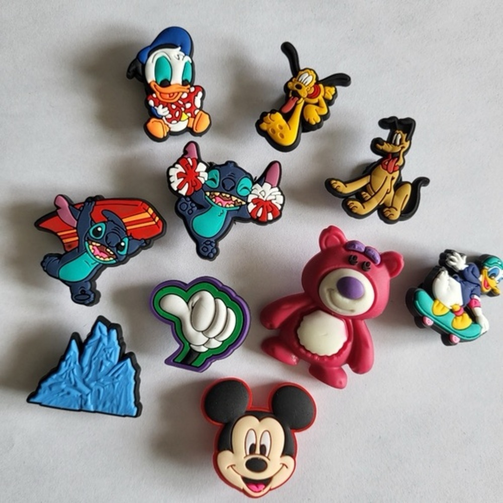 Shoe Charms VarioDisney Croc Compatable Jibbitz Set Of 10